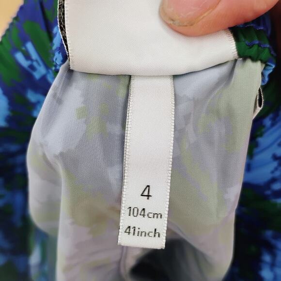 Lacoste Minecraft Creeper Swim Suit Boys Board Shorts Blue Green Pixel Art - Picture 11 of 11